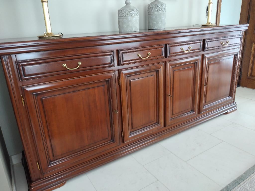Dressoir, Ophalen, Gebruikt, 200 cm of meer, Kersenhout