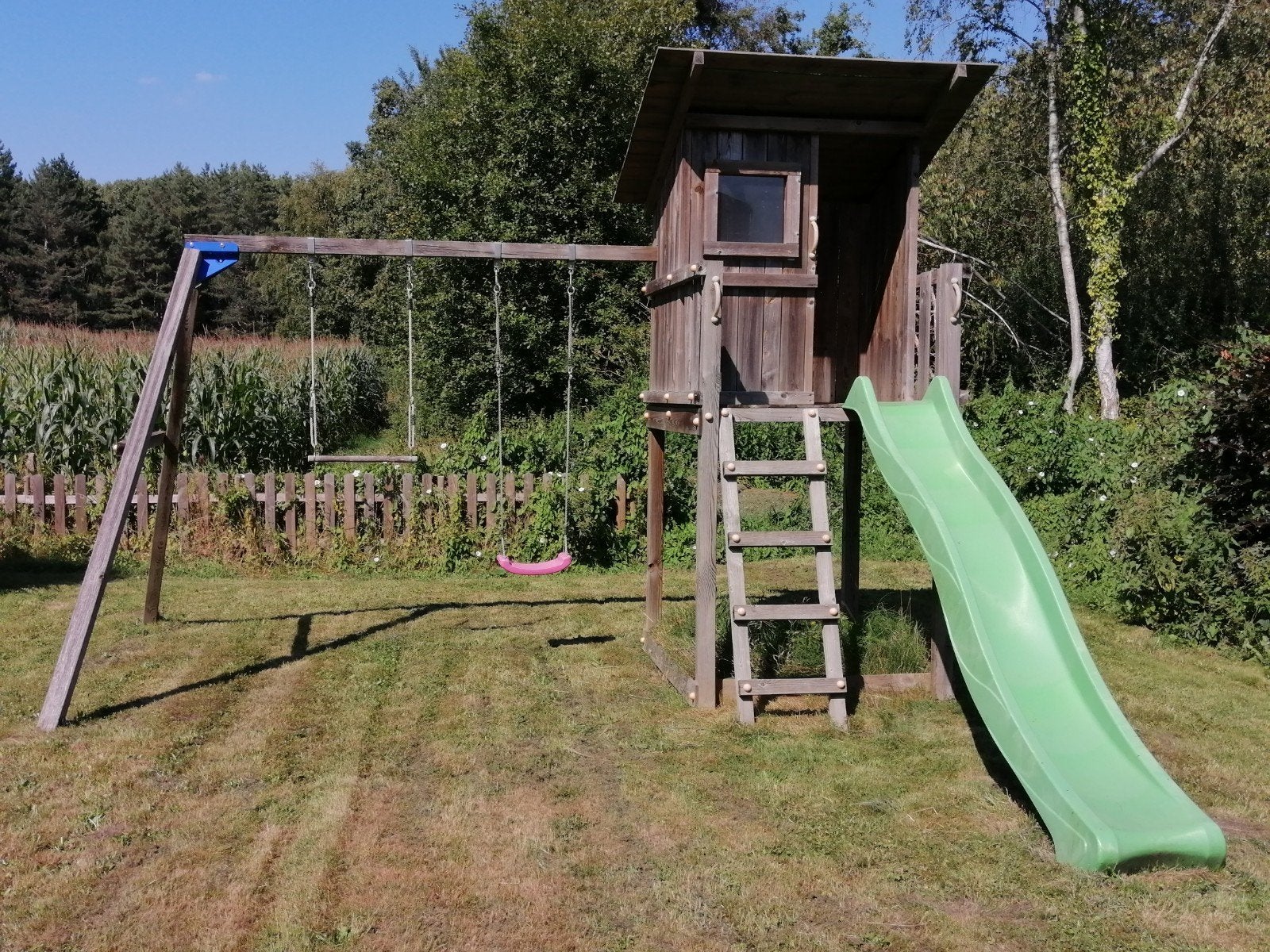 Houten speeltoestel, Kinderen en Baby's, Speelgoed | Buiten | Speeltoestellen, Ophalen