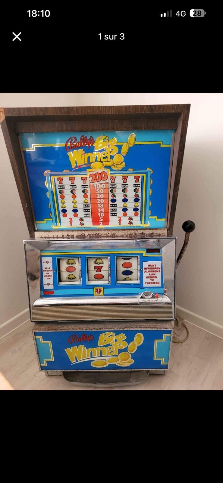 Ancienne  machine a sous, Verzamelen, Euro, Ophalen, Gebruikt
