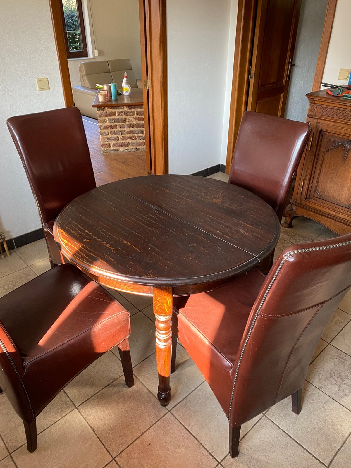 Tafel en stoelen, Huis en Inrichting, Ophalen