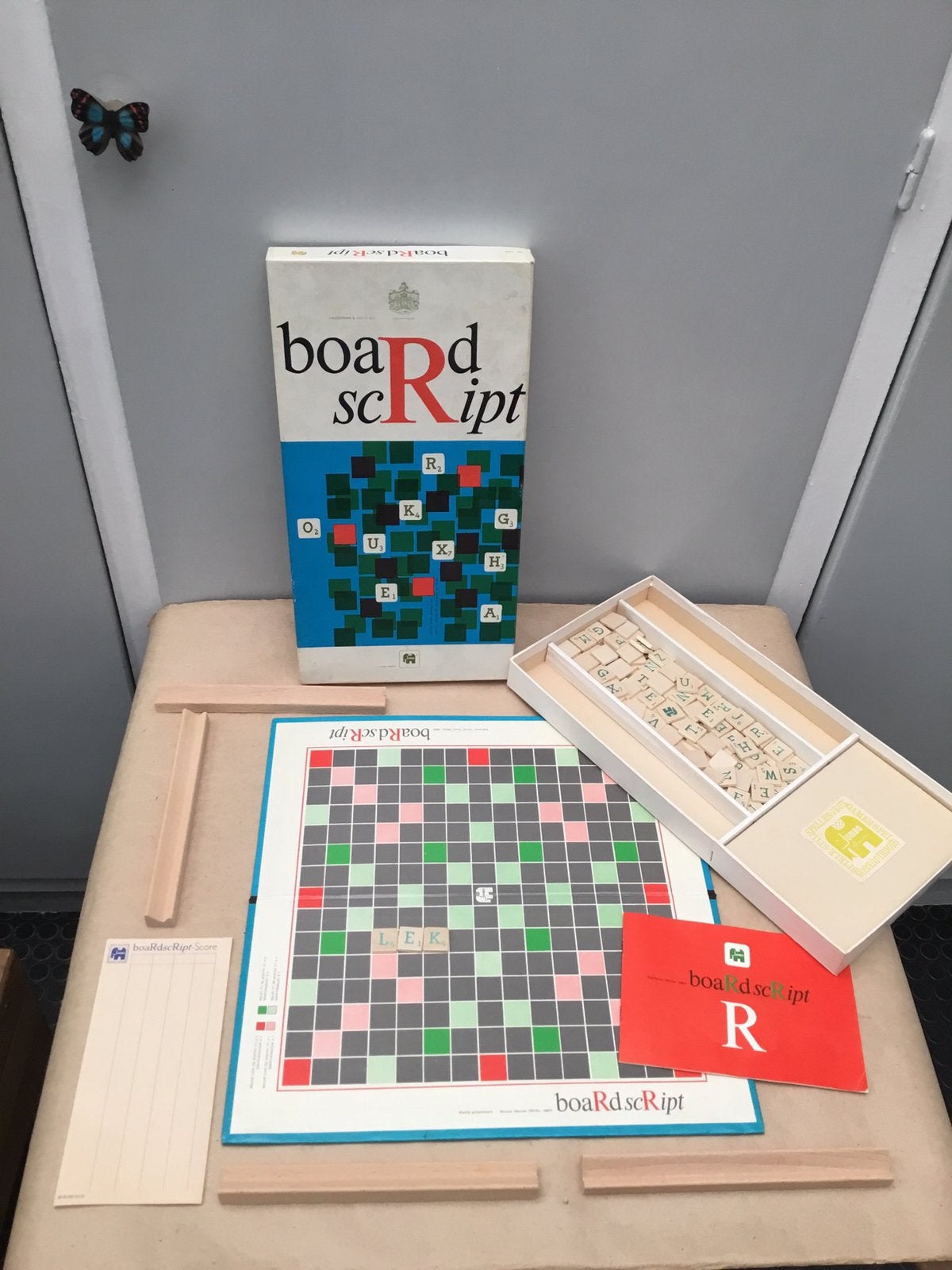 Vintage bordspel Board Script Jumbo, Ophalen of Verzenden, Zo goed als nieuw