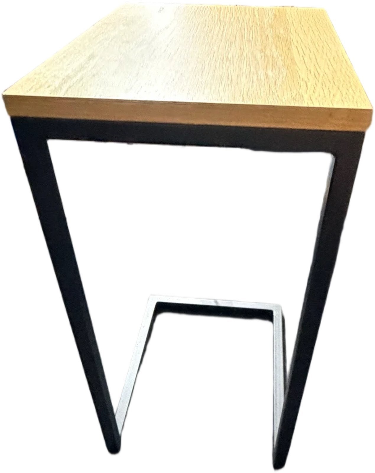 Bijzet tafeltje voor aan de zetel, Maison & Meubles, Tables | Tables d'appoint, Moins de 55 cm, Enlèvement, Rectangulaire, Bois