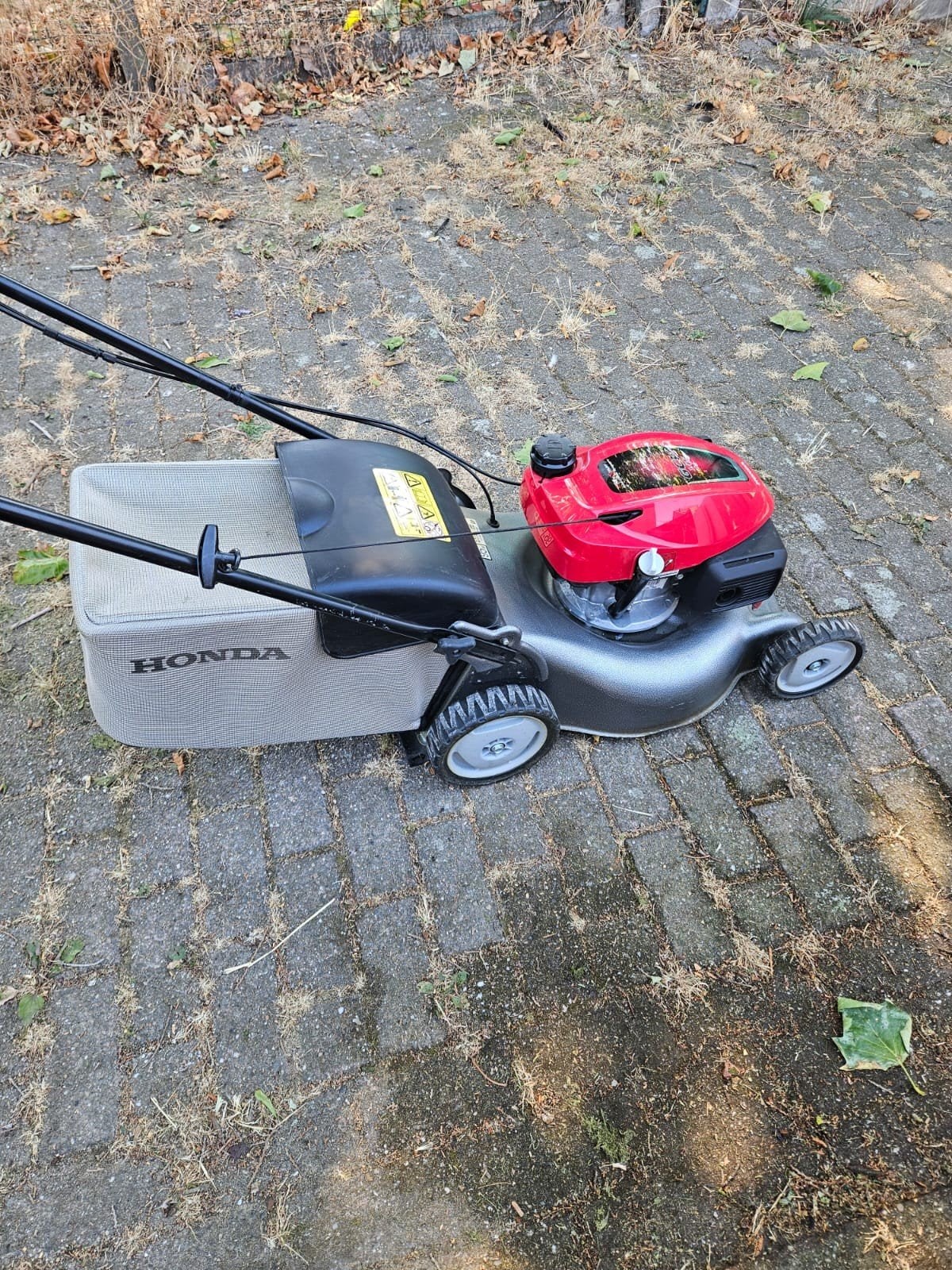Grasmaaier met benzeen/benzine, Tuin en Terras, Ophalen, Honda, Gebruikt, Benzine-grasmaaier