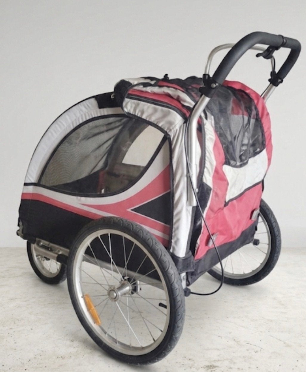 Poussette remorque velo 2 enfants, Vélos & Vélomoteurs, Accessoires vélo | Remorques, Enlèvement, Comme neuf