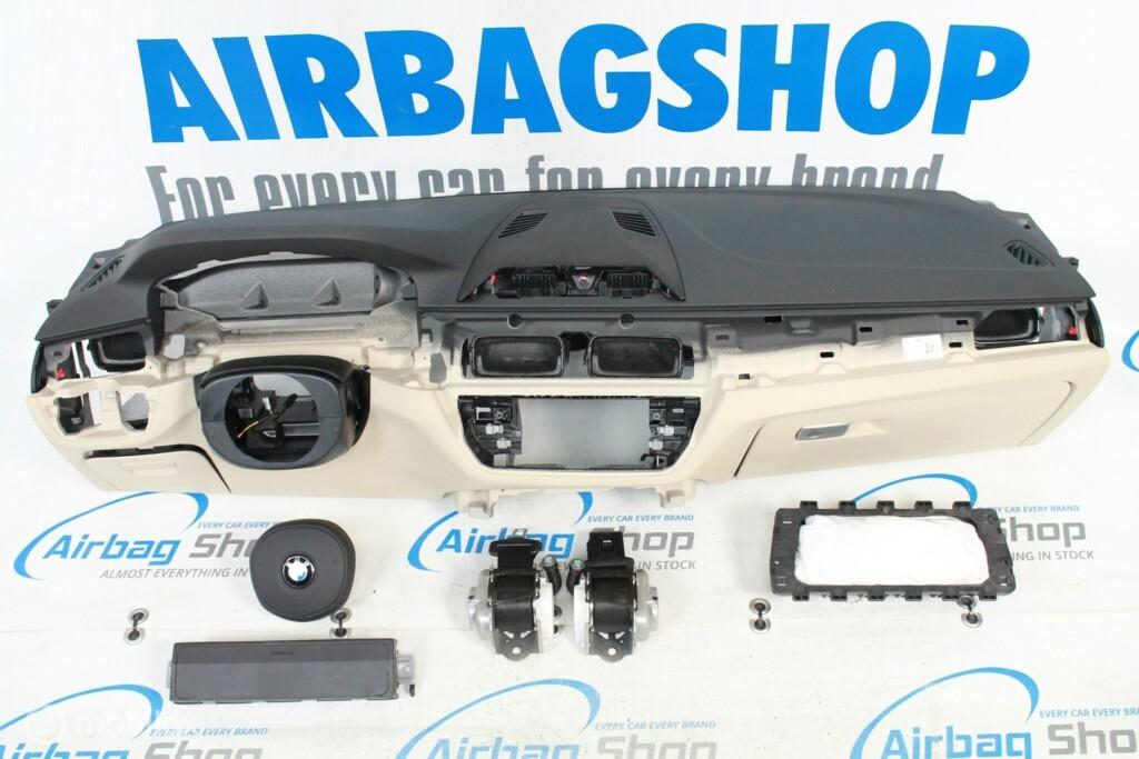 Airbag kit Tableau de bord beige BMW 5 serie G30, Enlèvement ou Envoi, Utilisé