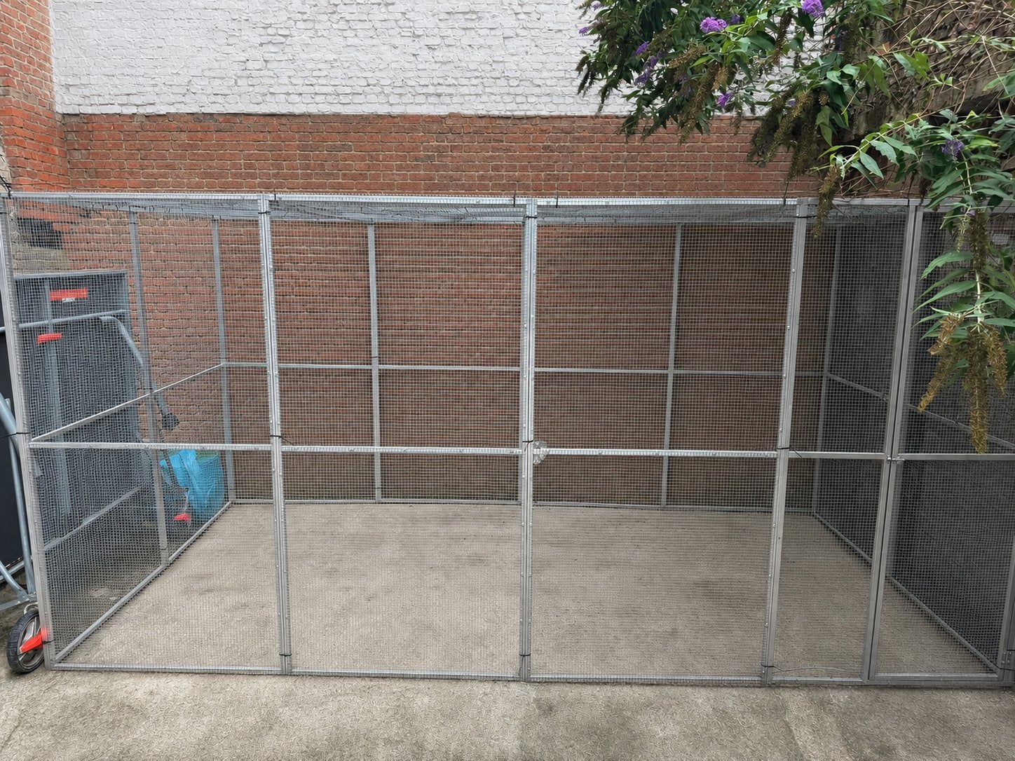 17x Gegalvaniseerde Hondenren/Kattenren Panelen, Ophalen, Zo goed als nieuw