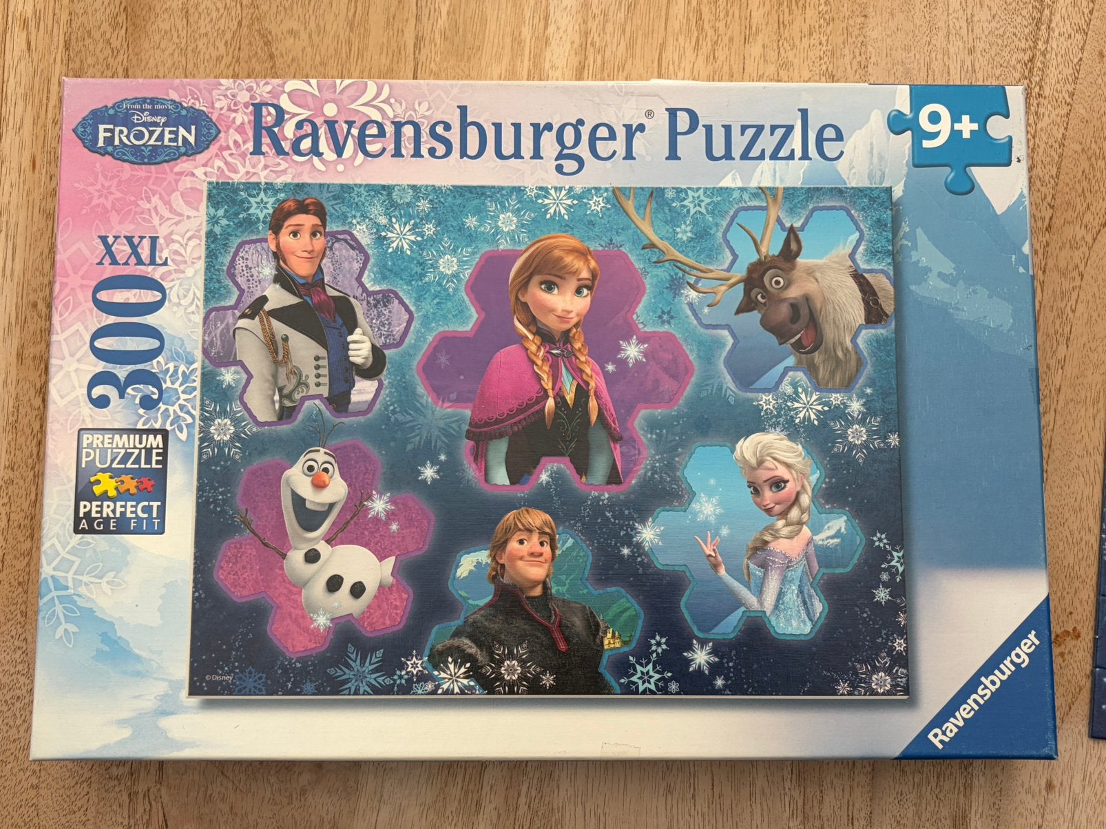 Puzzel - Ravensburger - 300 stukken - Frozen, Ophalen of Verzenden, Meer dan 50 stukjes, Zo goed als nieuw, 6 jaar of ouder