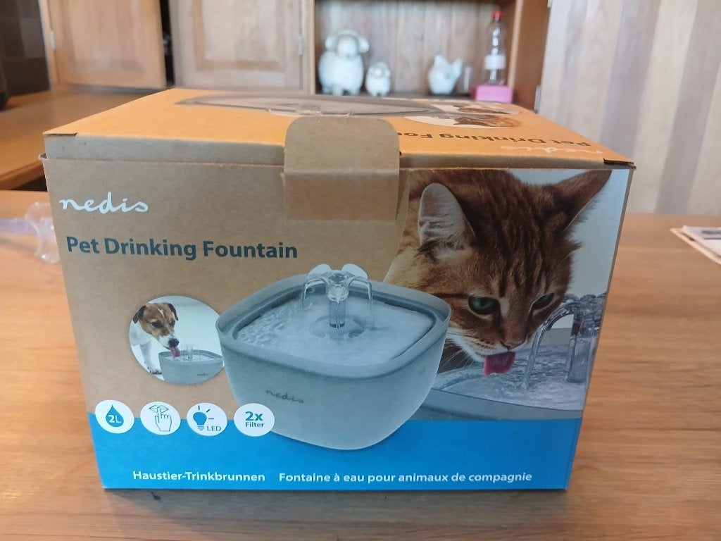 Dinkfontein kat, Dieren en Toebehoren, Katten-accessoires, Ophalen of Verzenden, Zo goed als nieuw