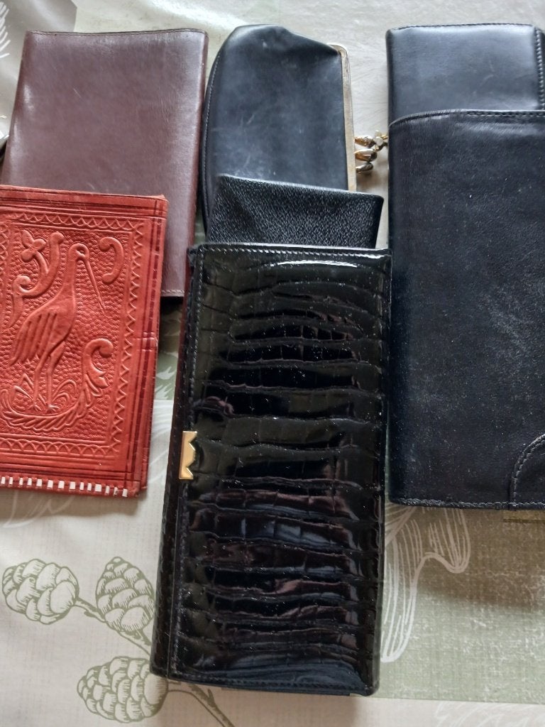 Porte monnaies et portefeuille, Handtassen en Accessoires, Ophalen, Gebruikt, Overige kleuren