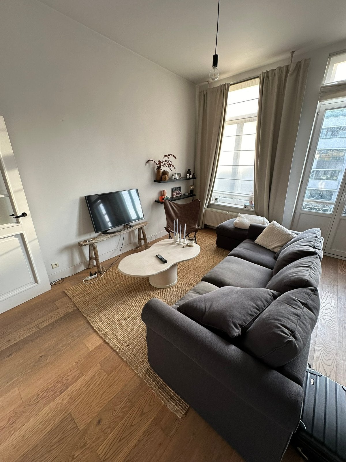 Zetel + poef Ikea GRÖNLID, 250 à 300 cm, Banc droit, Enlèvement, Tissus