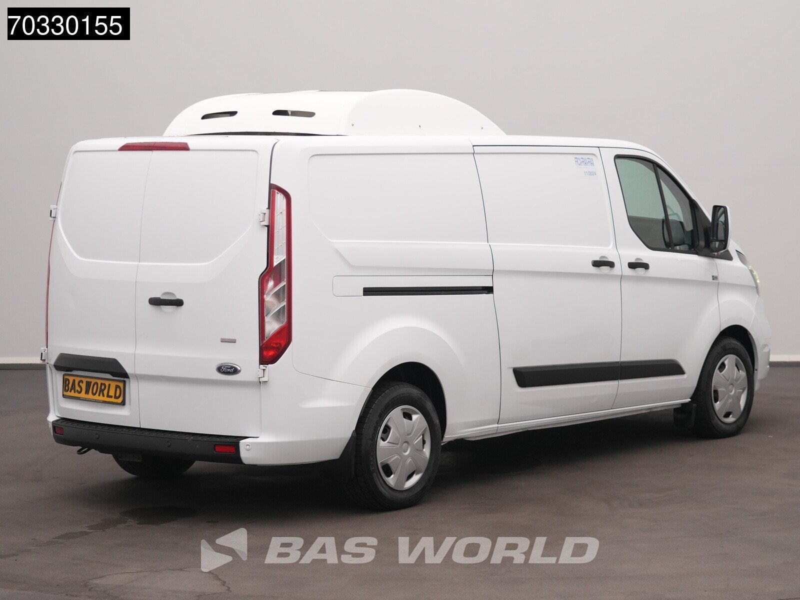 Ford Transit Custom 130PK Koelwagen L2H1 Airco Cruise Parkee, Achat, Cruise Control, Euro 6, Entreprise