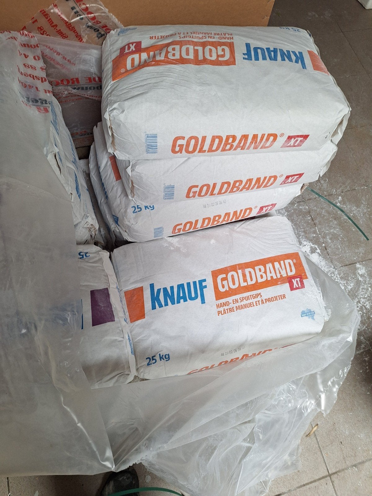 knauf goldband hand & spuitgips, Doe-het-zelf en Bouw, Ophalen, Nieuw