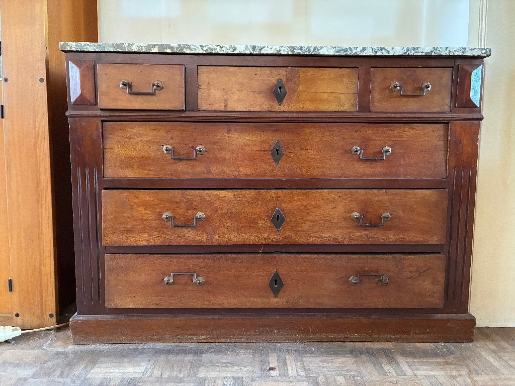 Meuble bas  tablette en marbre, Enlèvement
