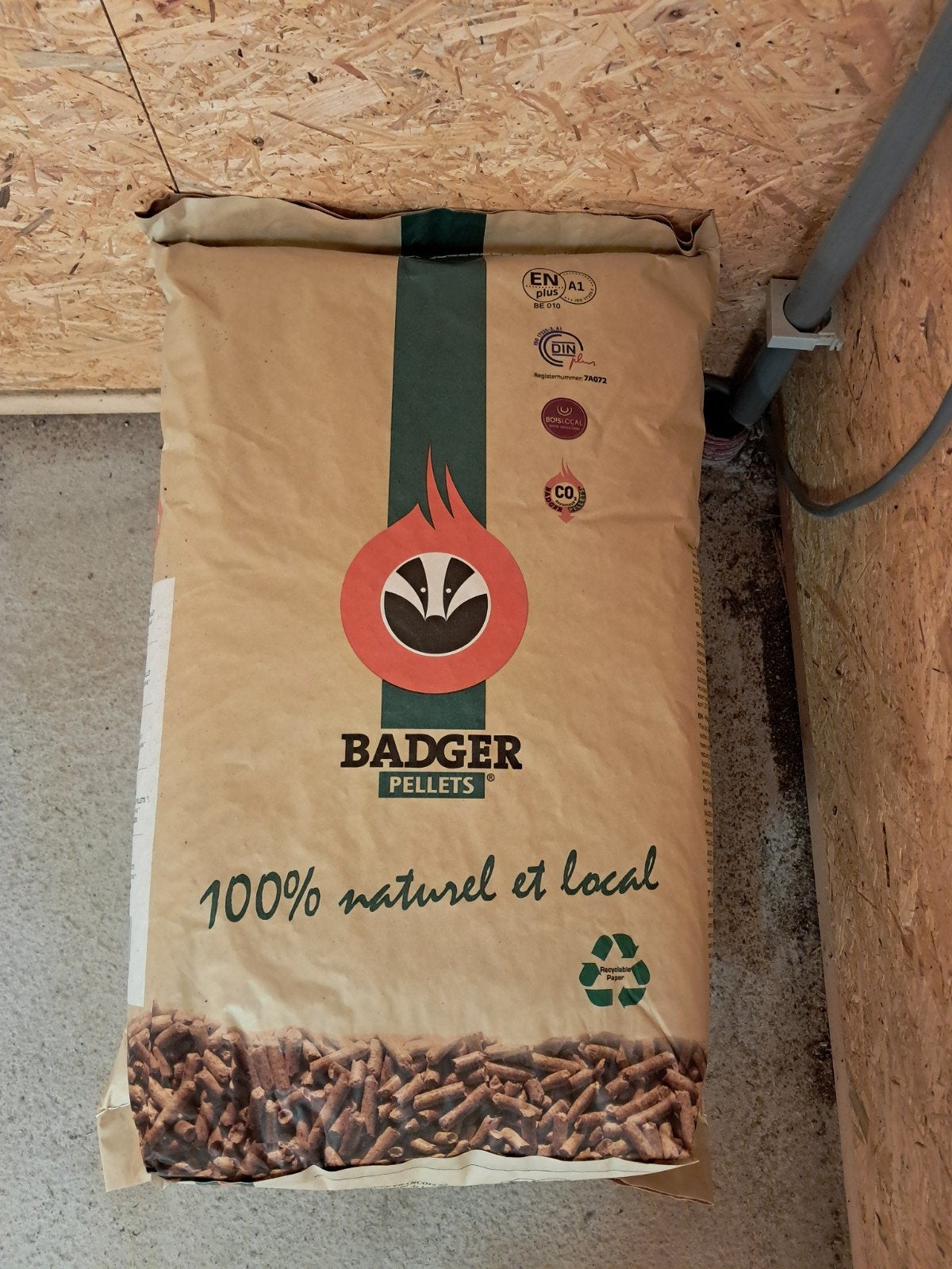 Badger pellets 3 zakken, Doe-het-zelf en Bouw, Ophalen, Nieuw, Overige typen