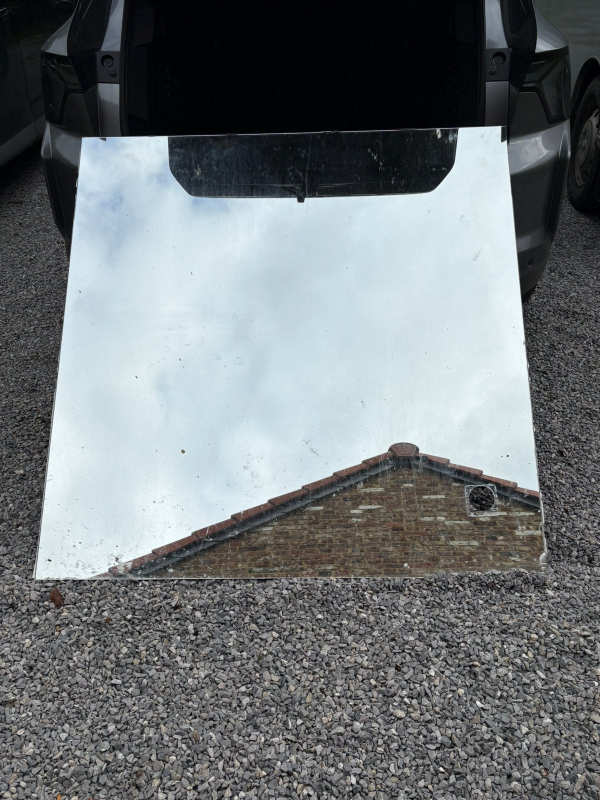Miroir a donner, Maison & Meubles, 125 cm ou plus, Carré, Enlèvement, Utilisé