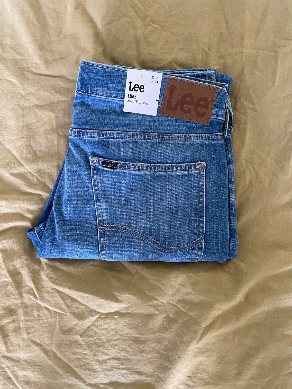 Lee Jeans 32/34 Slim Tapered, Enlèvement ou Envoi, Neuf, Bleu, W32 (confection 46) ou plus petit