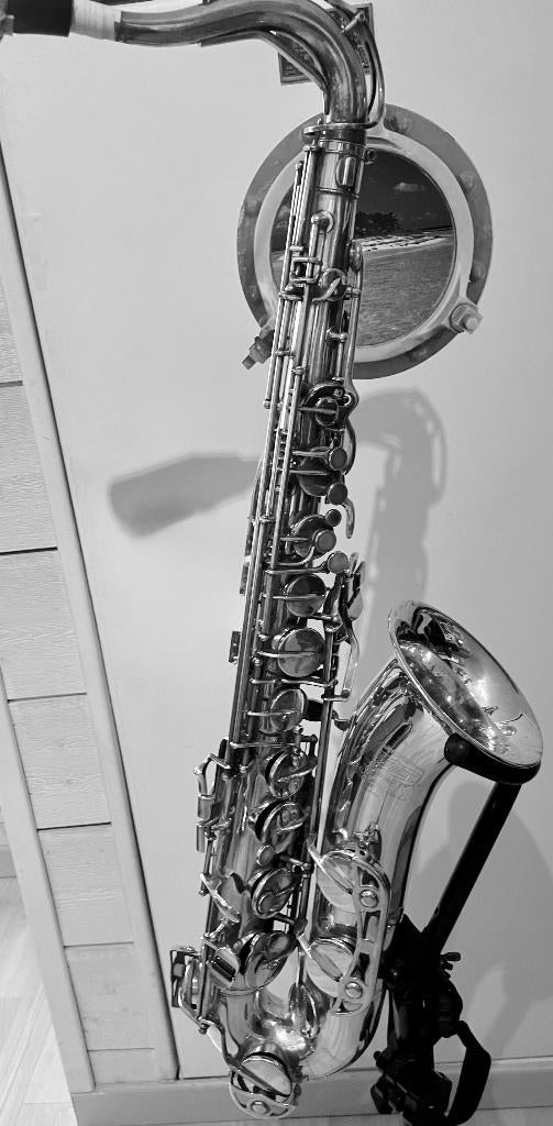 tenorsaxofoon, Muziek en Instrumenten, Blaasinstrumenten | Saxofoons, Gebruikt, Tenor, Met koffer, Ophalen of Verzenden