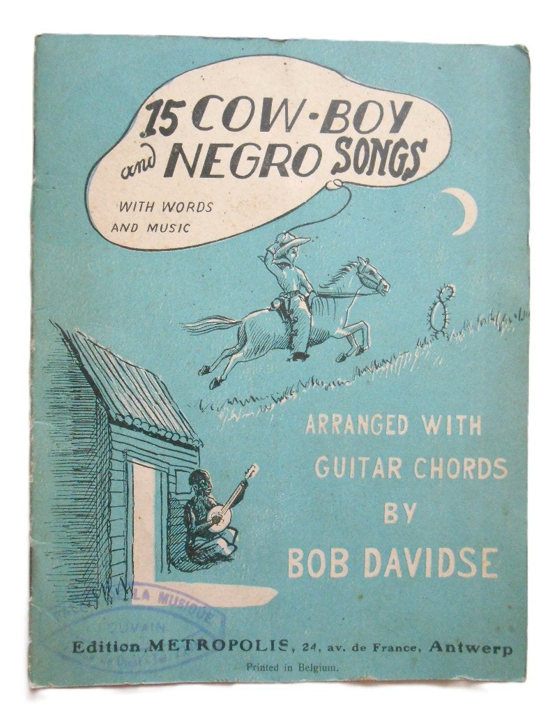 Oud boekje (1950) - "15 Cow-boy and negro songs", Verzenden