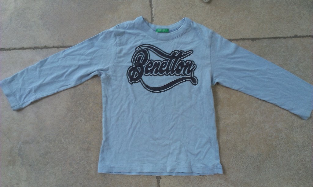 Merk Benetton : longsleeve mt 104, Kinderen en Baby's, Jongen of Meisje, Trui of Vest, Ophalen of Verzenden, Zo goed als nieuw