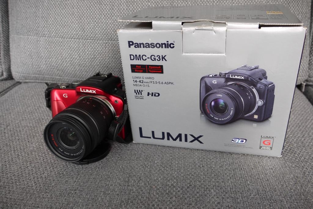 Panasonic Lumix G3 avec  objectif, Autres Marques, 4 à 7 fois, Compact, Comme neuf