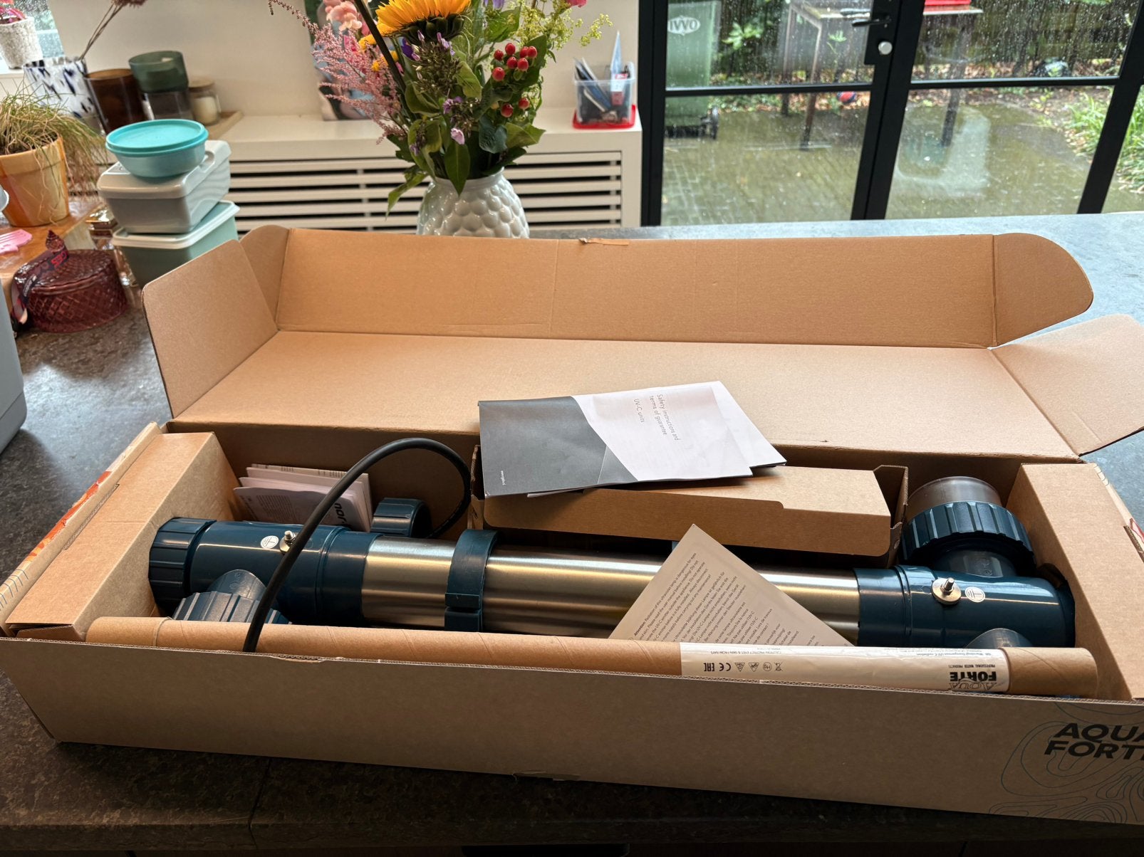 Uv lamp zwem of vijver AquaForte Signal UV-C lamp | 75 Watt, Tuin en Terras, Ophalen, Zo goed als nieuw