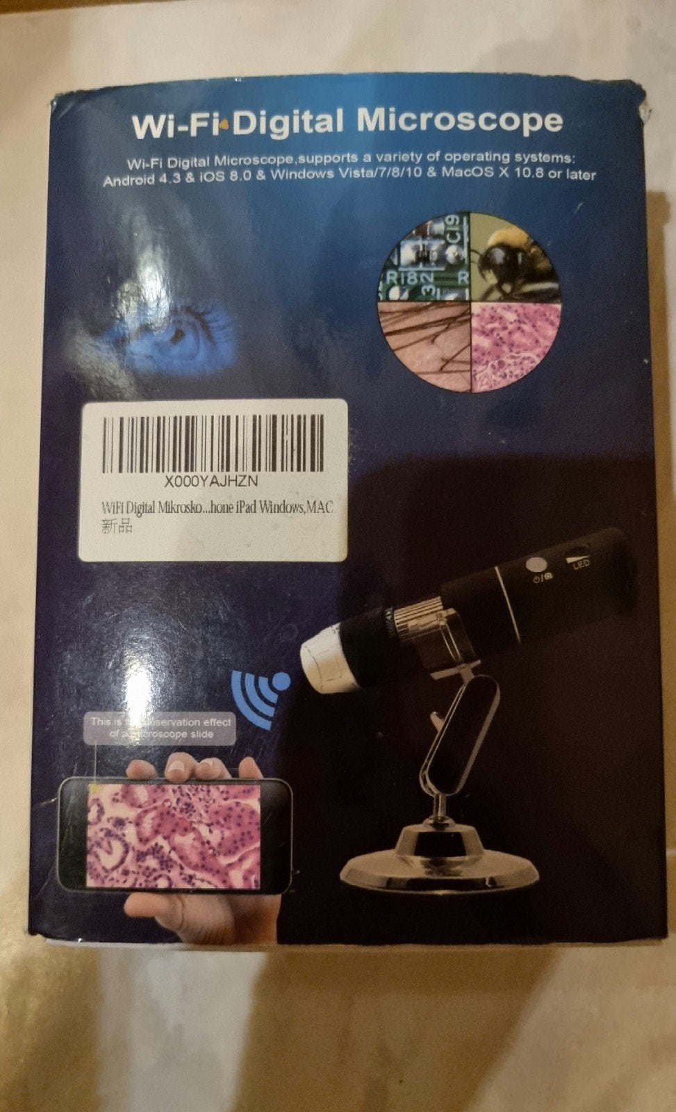 Het is een draagbare digitale Wi-Fi-microscoop, Ophalen of Verzenden, Zo goed als nieuw, Overige typen