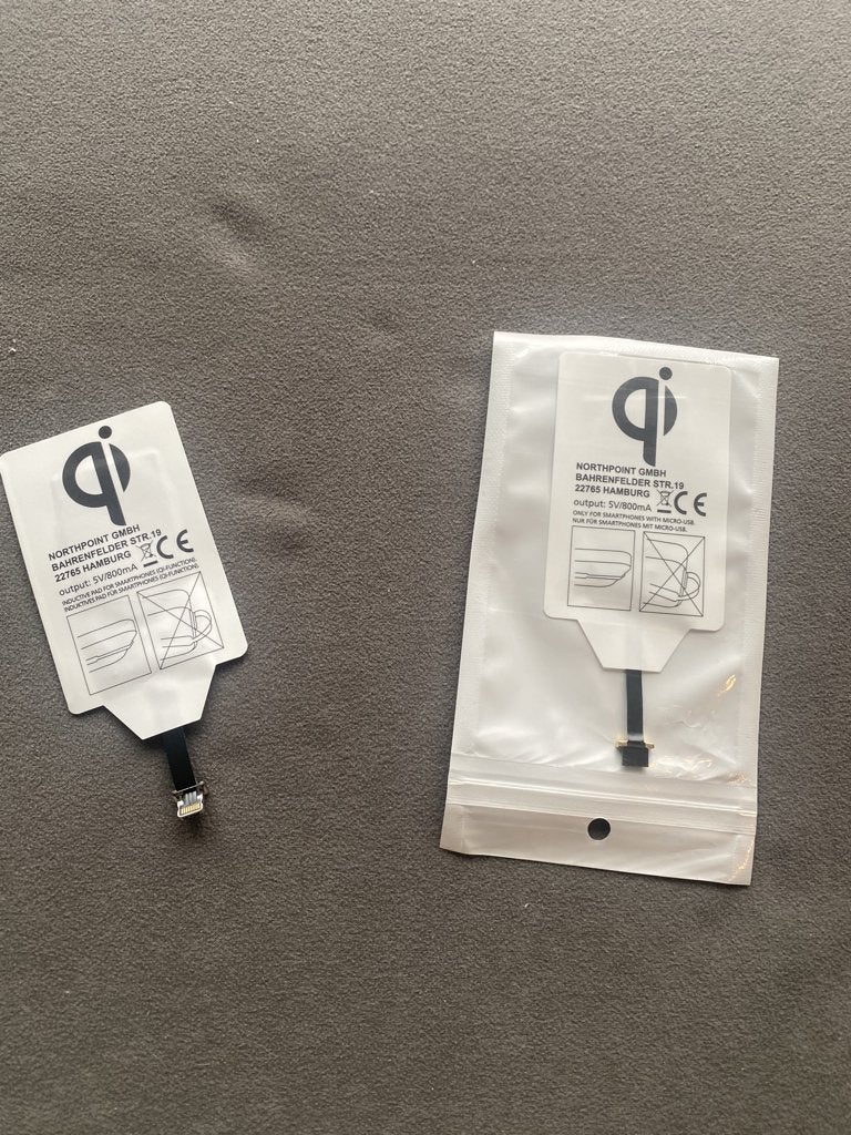 draadloze opladerontvanger, Telecommunicatie, Mobiele telefoons | Telefoon-opladers, Ophalen, Draadloze oplader, Nieuw, Micro-USB