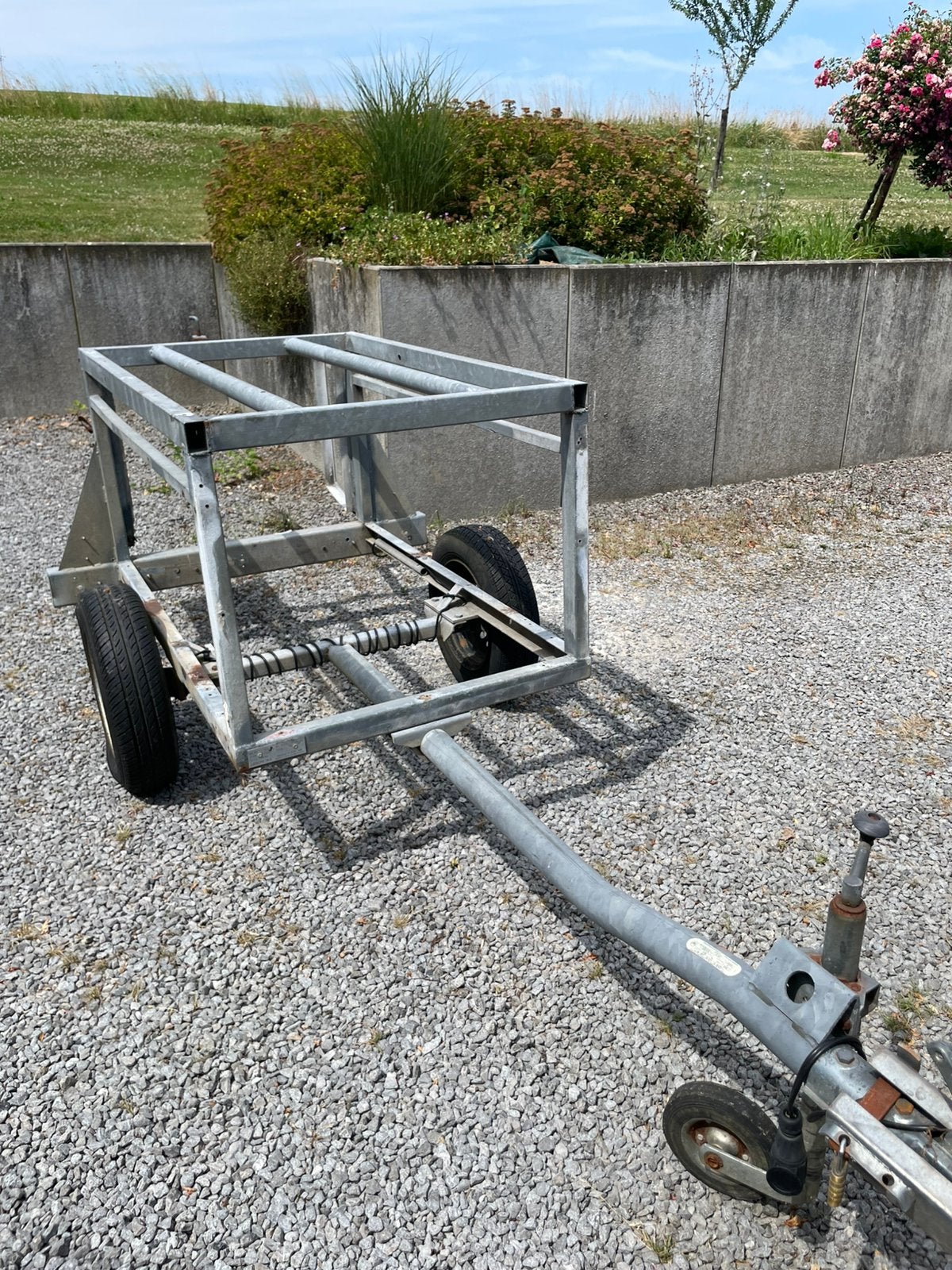 Remorque à chien. A terminer, Enlèvement, Utilisé