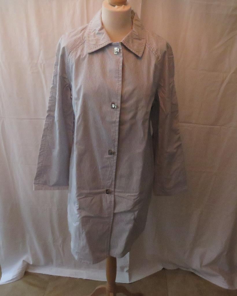 Tommy Hilfiger  jas regenjas Large gestreept blauw wit, Ophalen of Verzenden, Blauw