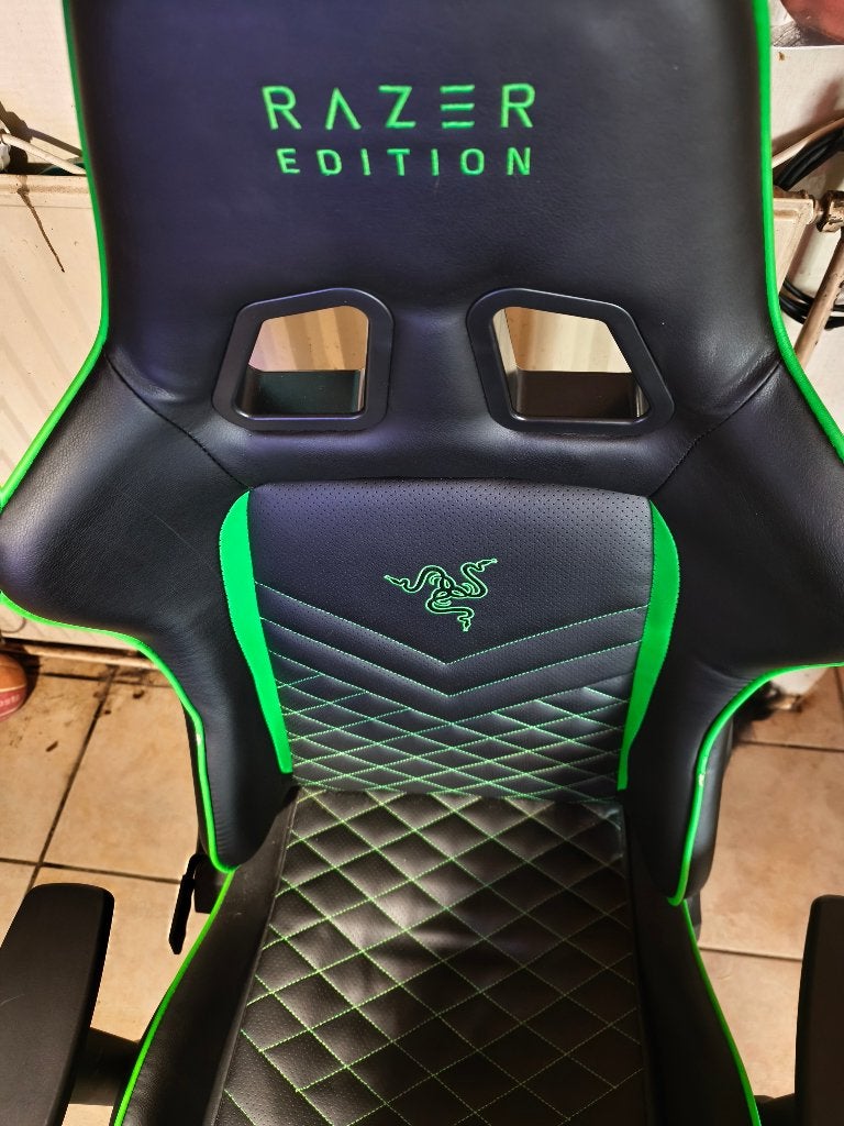 chaise gaming Razer Edition, Chaise de bureau de gaming, Enlèvement, Utilisé, Chaise de bureau