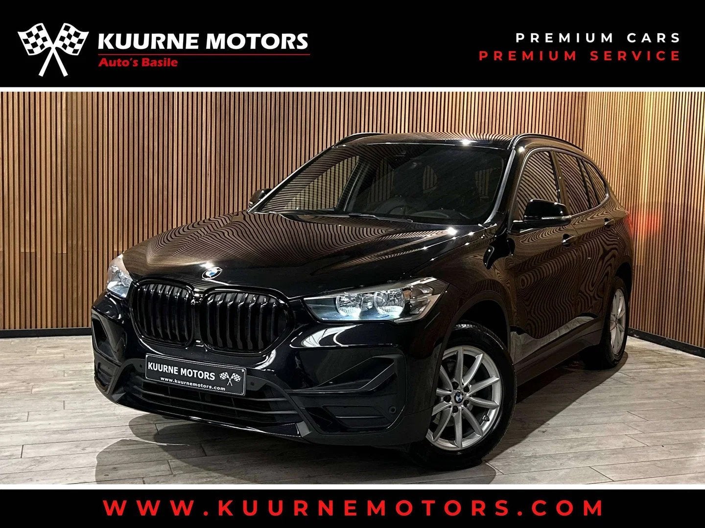 BMW X1 sDrive16dA Leder/SportZet/Gps/Cruise/Cam/Pdc/Bt *1j g, 4 deurs, Gebruikt, 116 pk, Zwart