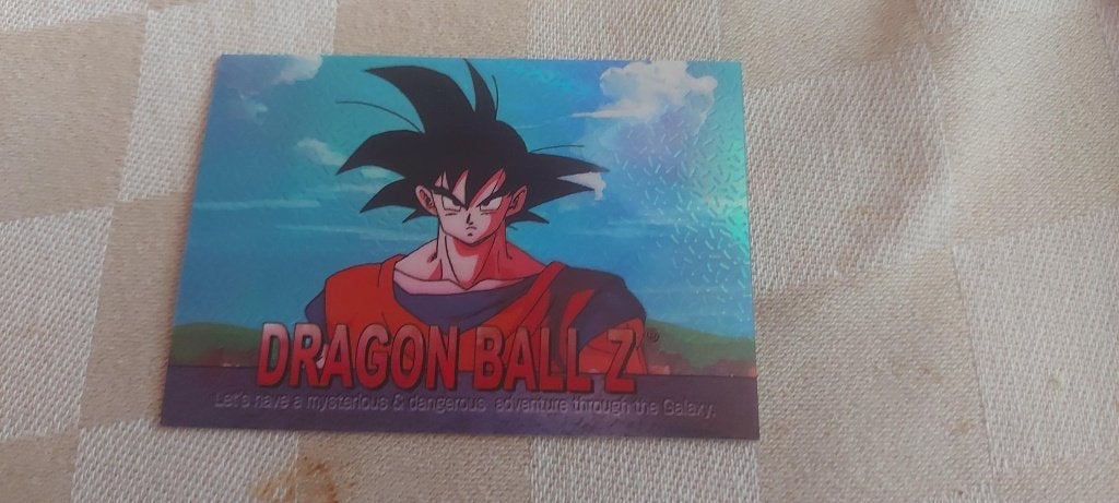 Dragonball Z Card Reverseholo Goku Serious Face, Enlèvement ou Envoi, Neuf, Cartes en vrac