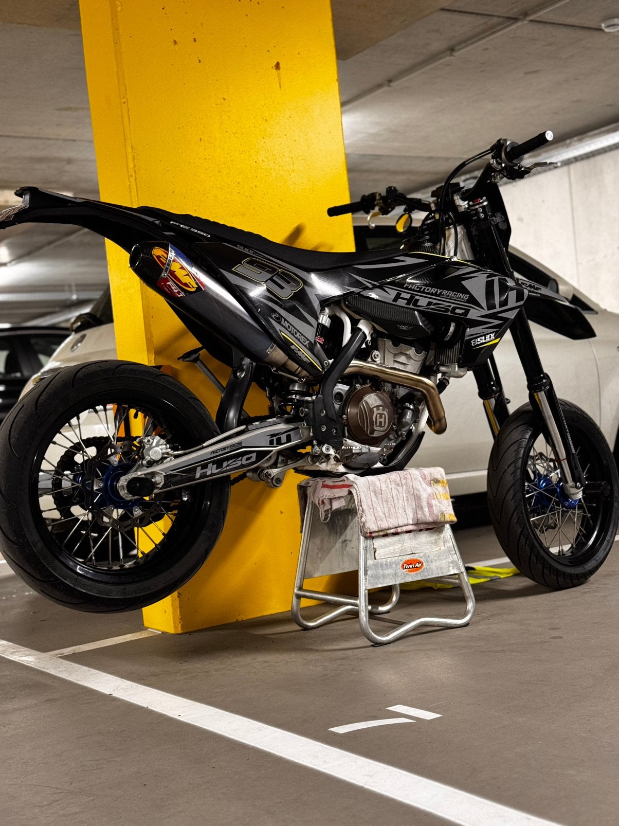 Supermoto Husqvarna FE 350, Enlèvement, Comme neuf