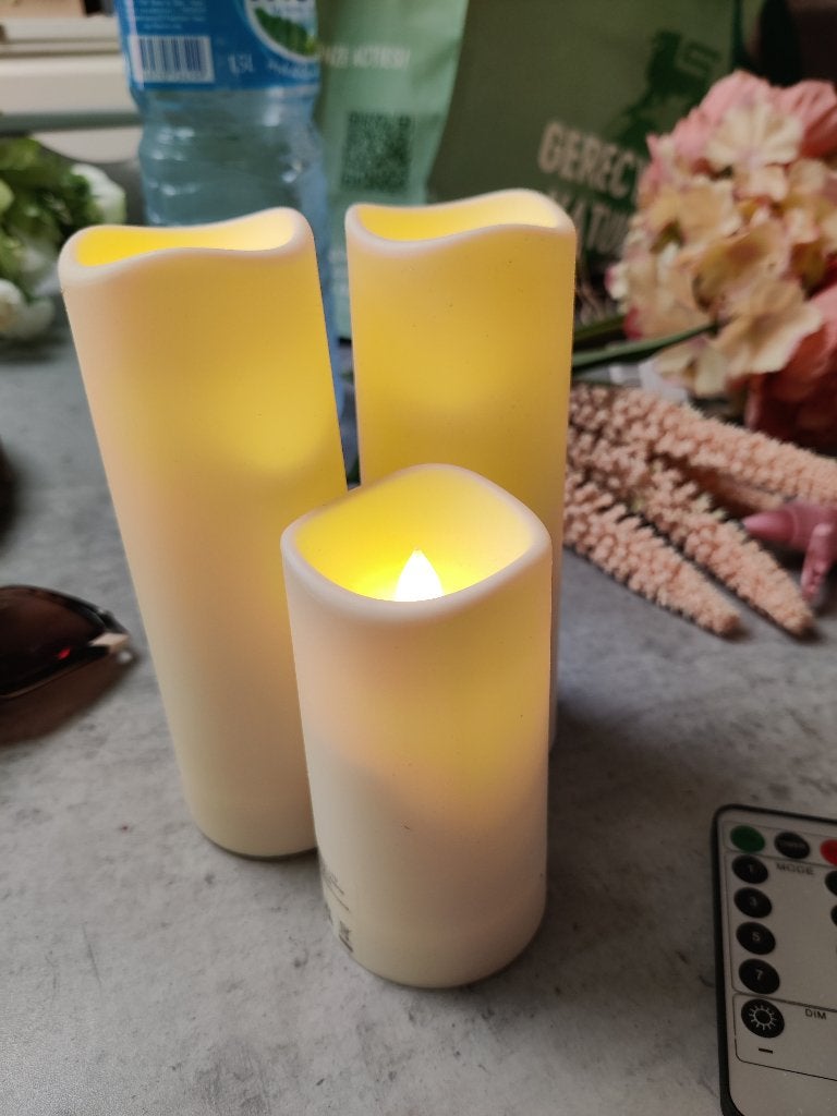 Déco 24  Bougies décoratives avec télécommandes et piles, Ophalen, Zo goed als nieuw, Versiering