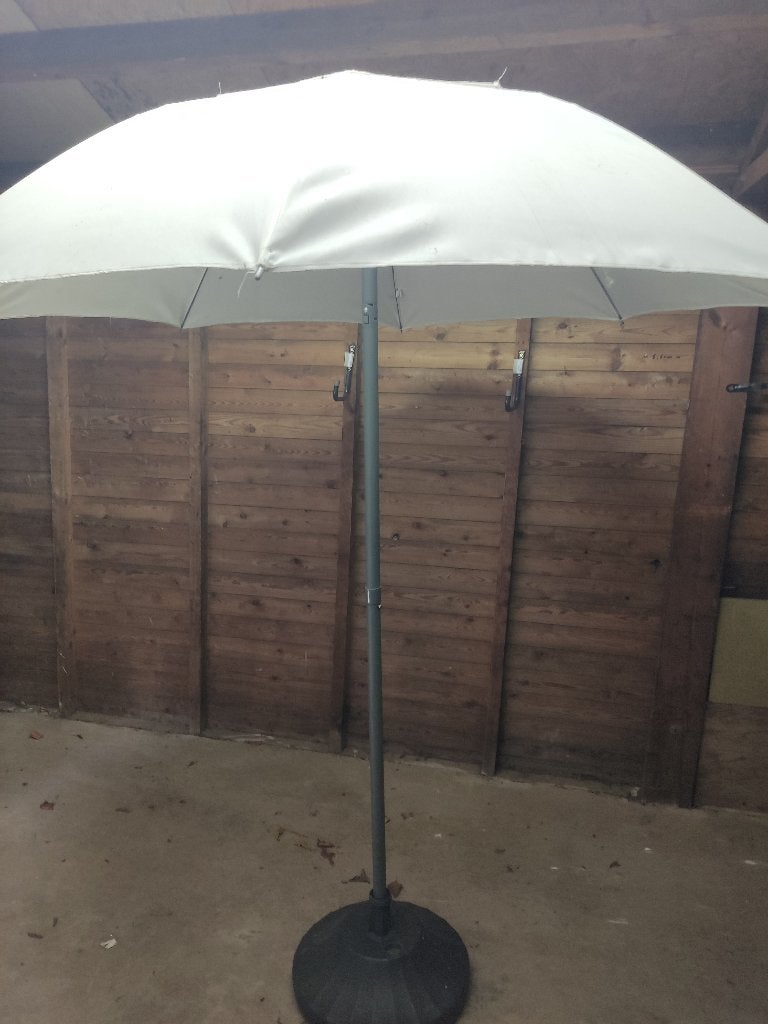 Balkon parasol, Ophalen, Gebruikt, 1 tot 2 meter, Parasolvoet