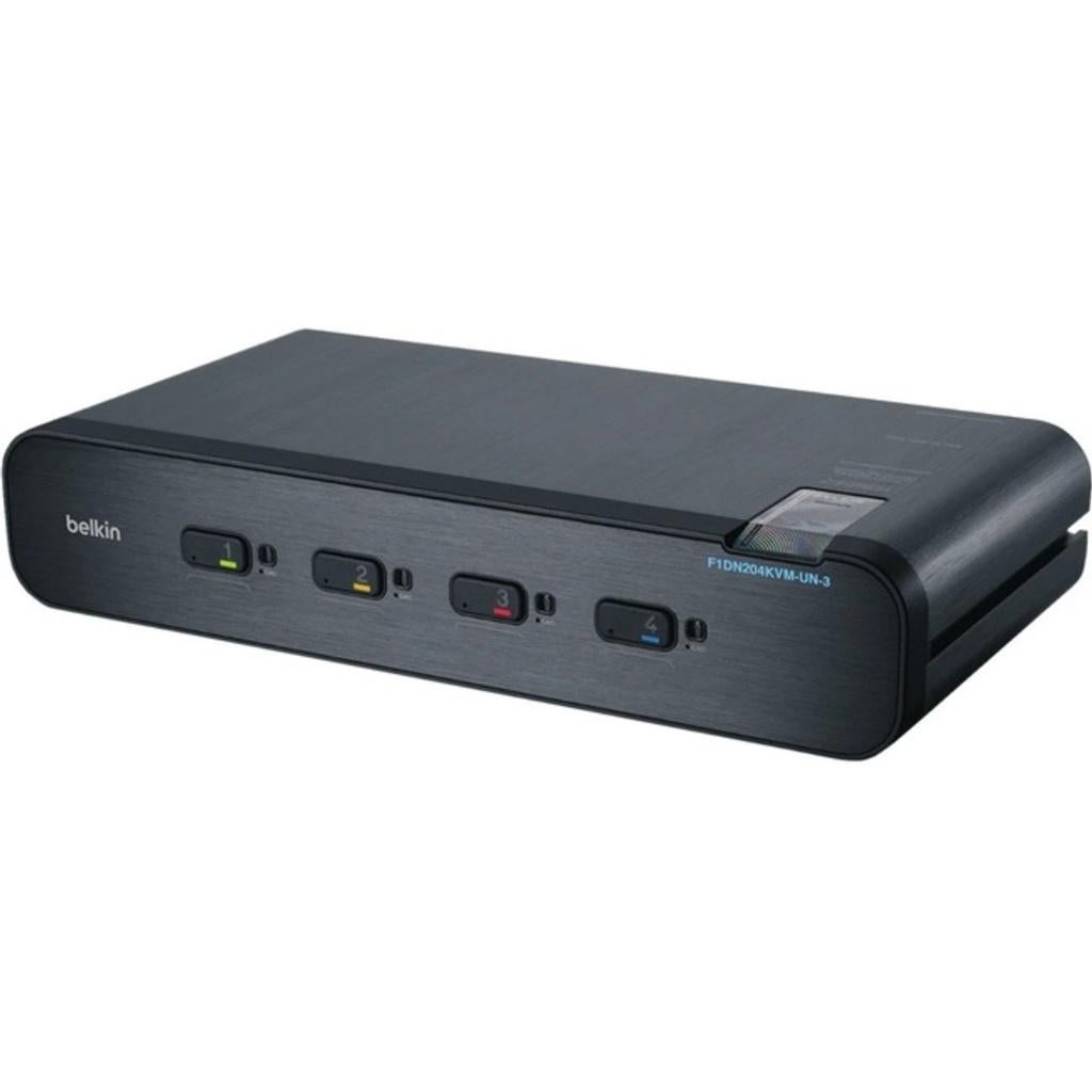 Belkin, dual monitor, 4 machine KVM switch, Computers en Software, Ophalen of Verzenden, Nieuw
