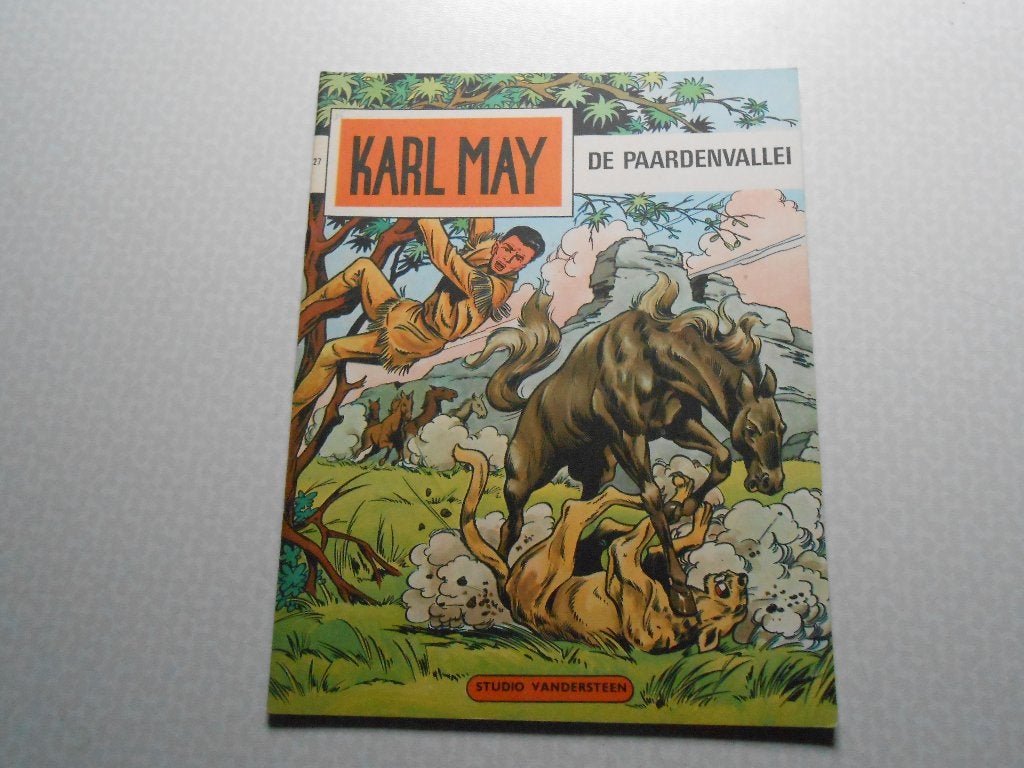 Karl may 27 De paardenvallei 1970 1 ste druk., Willy Vandersteen, Eén stripboek, Ophalen of Verzenden, Zo goed als nieuw
