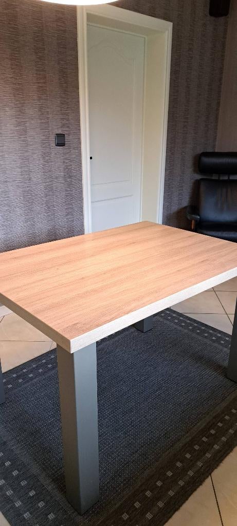 Keukentafel, Huis en Inrichting, Ophalen, 100 tot 150 cm, Eikenhout, 50 tot 100 cm