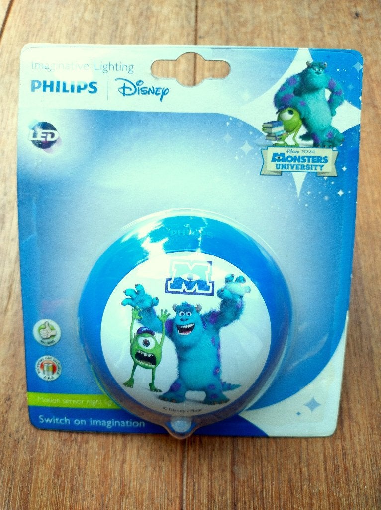 Disney ‘Monsters’ LED nachtlampje op 2AA batterijen, Kinderen en Baby's, Kinderkamer | Inrichting en Decoratie, Ophalen, Nieuw