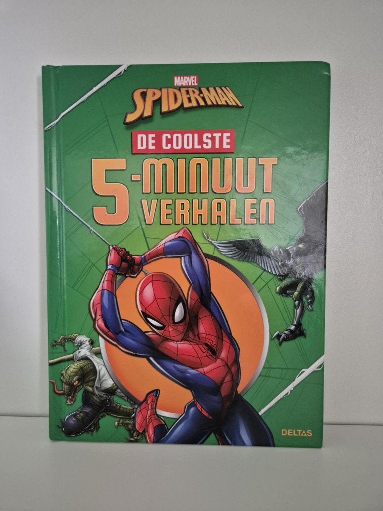boek - Spiderman - de coolste 5 minuten verhalen, Ophalen of Verzenden
