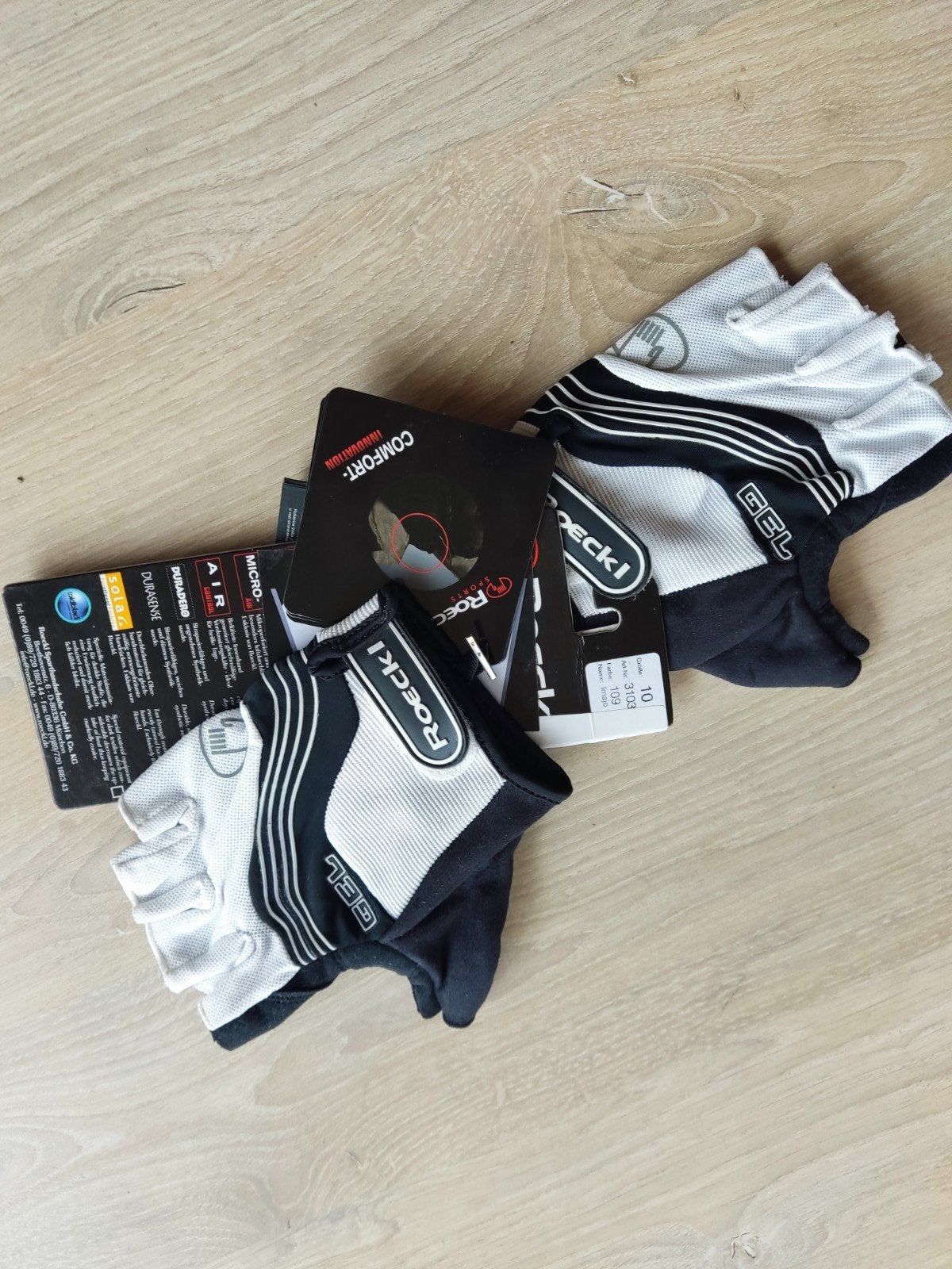 nouveaux gants de vélo de route Roeckl avec gel, Enlèvement ou Envoi