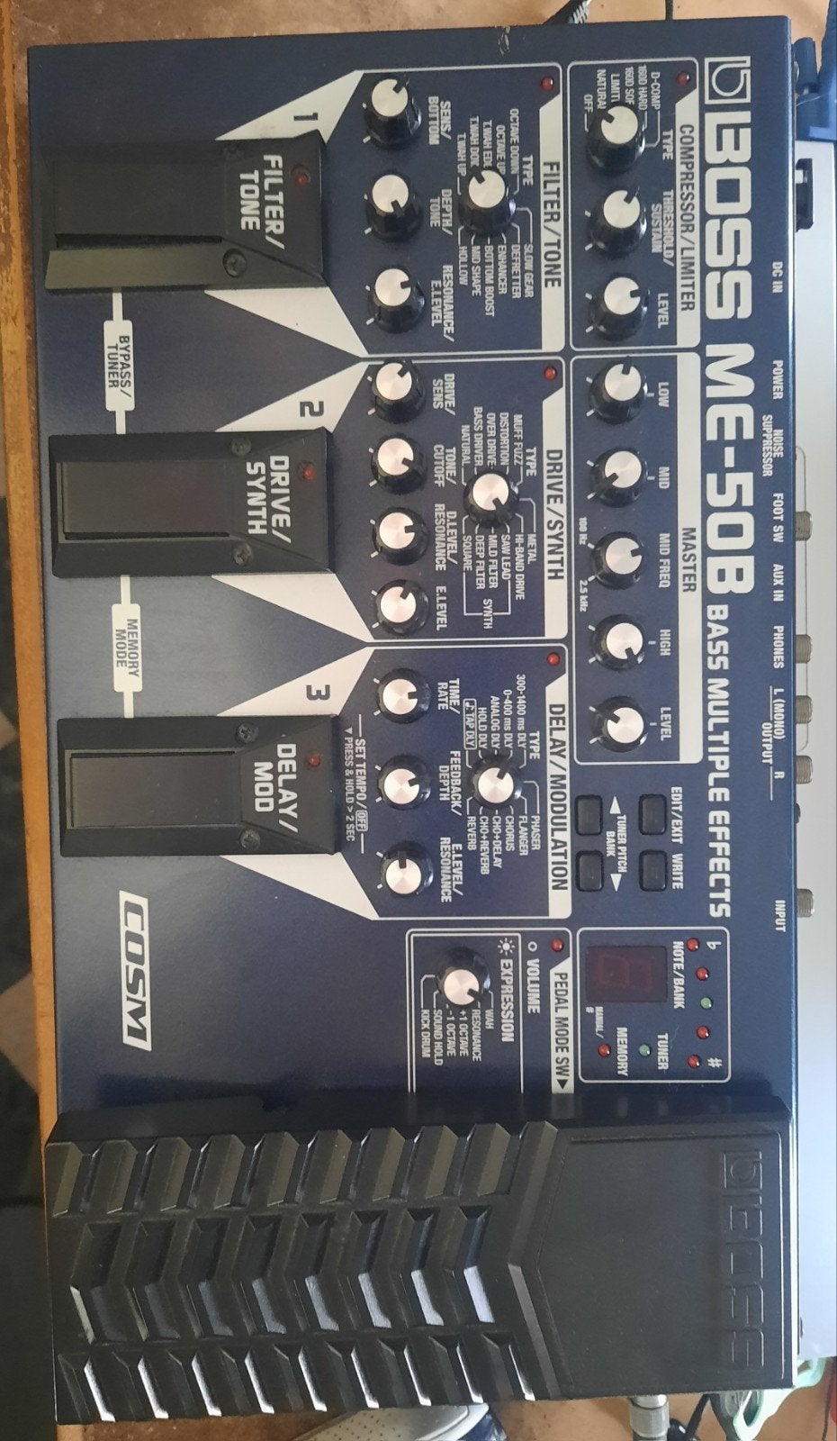 Boss ME 50 B, Musique & Instruments, Effets, Enlèvement