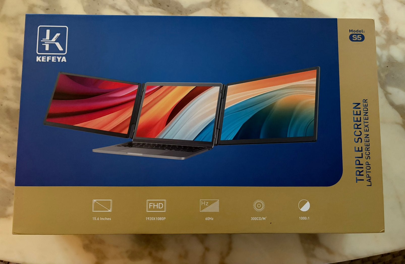 Kefeya 2 schermen extra op uw laptop model s5, Computers en Software, Ophalen, Zo goed als nieuw