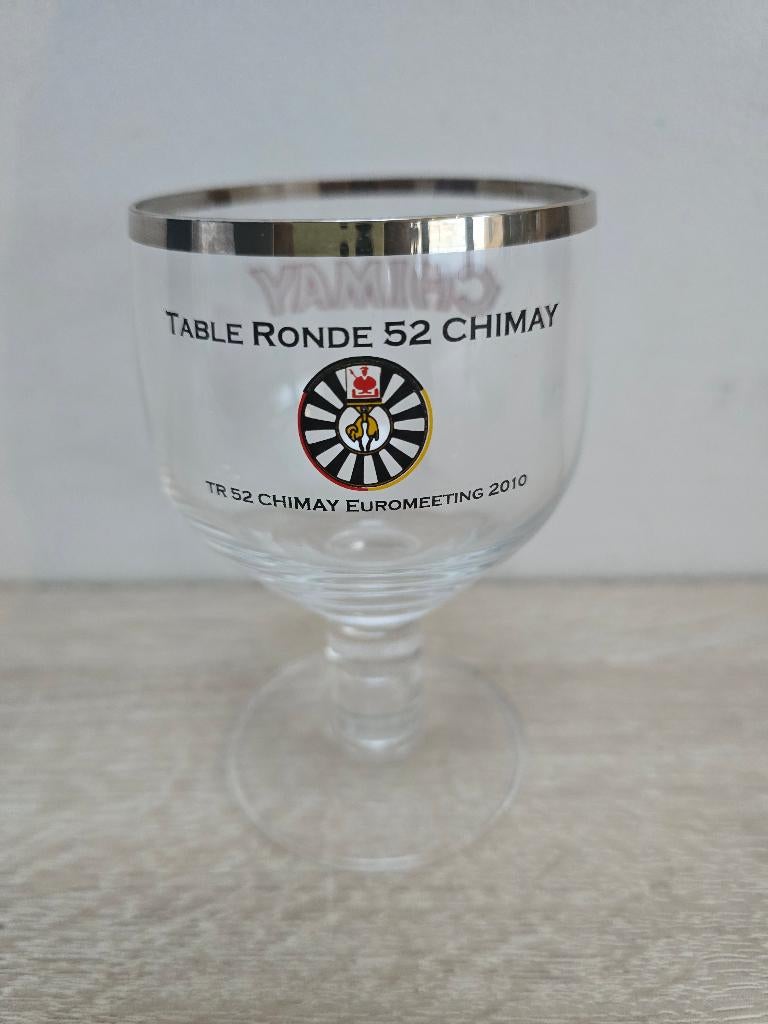 Verre Trappiste Chimay, Collections, Marques de bière, Enlèvement ou Envoi, Comme neuf, Verre ou Verres, Autres marques