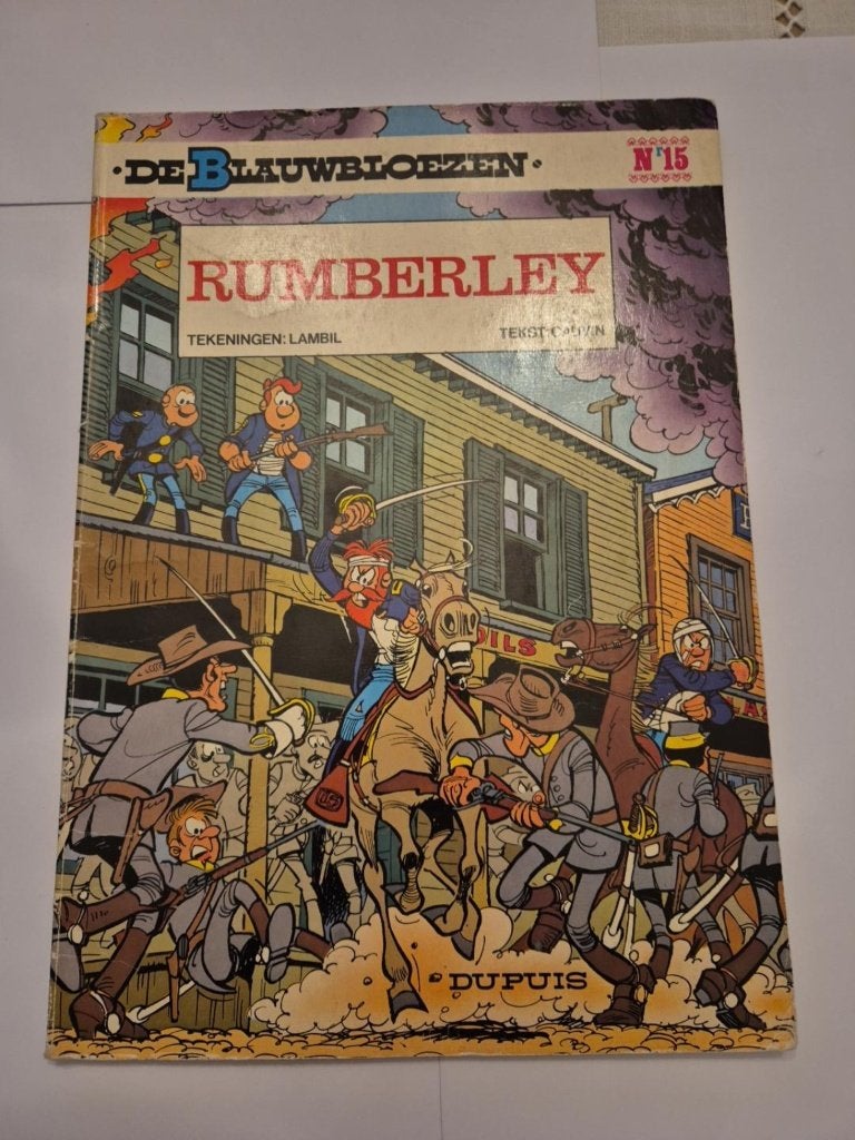 De Blauwbloezen nr. 15 – Rumberley, Une BD, Envoi, Utilisé
