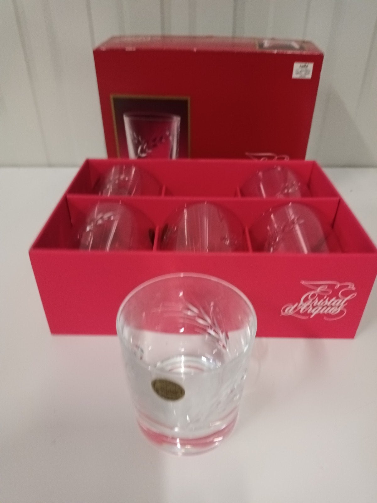 Whisky Cristal d´Arques glazen, Antiquités & Art, Enlèvement ou Envoi