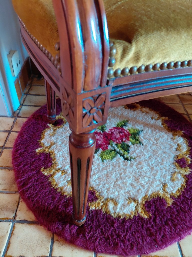 SMYRNA TAPIJT, Ophalen, 50 tot 100 cm, Rond, 50 tot 100 cm