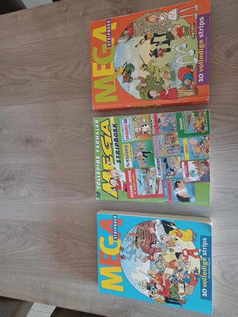 3 mega stripboeken, Boeken, Stripverhalen, Ophalen, Zo goed als nieuw, Willy Vandersteen