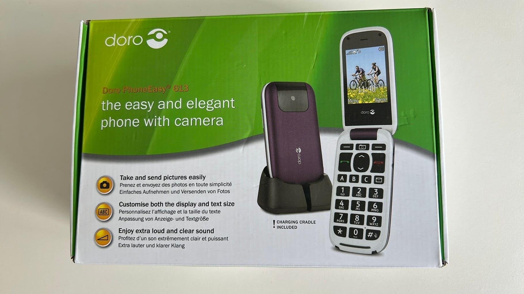 Doro PhoneEasy 613 - Seniorentelefoon, Enlèvement ou Envoi, Moins de 3 mégapixels, Violet, Autres modèles