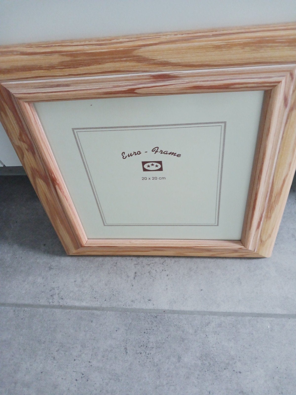 Mooie vierkanten kader te koop., Ophalen, Zo goed als nieuw, Bruin, Met glas